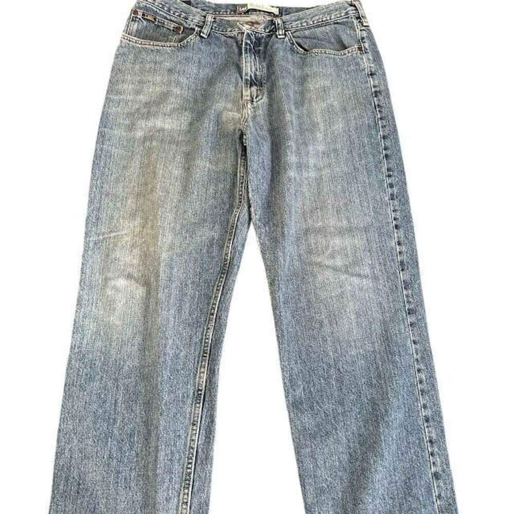 Lee Jeans Mens 36x30 (36x29) Blue Wash 80s Vintage Classic Fit Straight …
